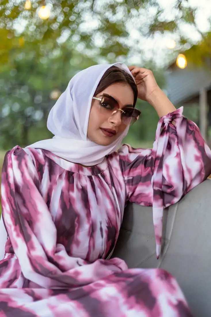 Women's georgette abaya dress