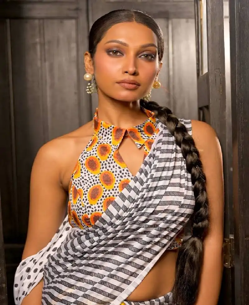 White chiffon designer blouse