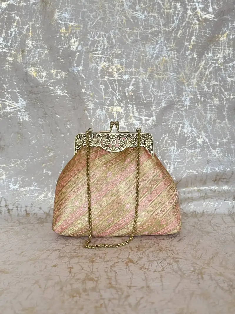 Banarasi vintage clutch