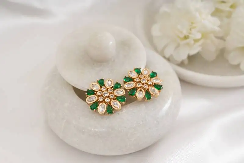 Shaina polki earring