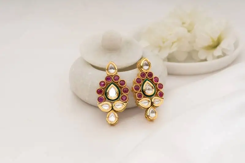 Afreen kundan earring