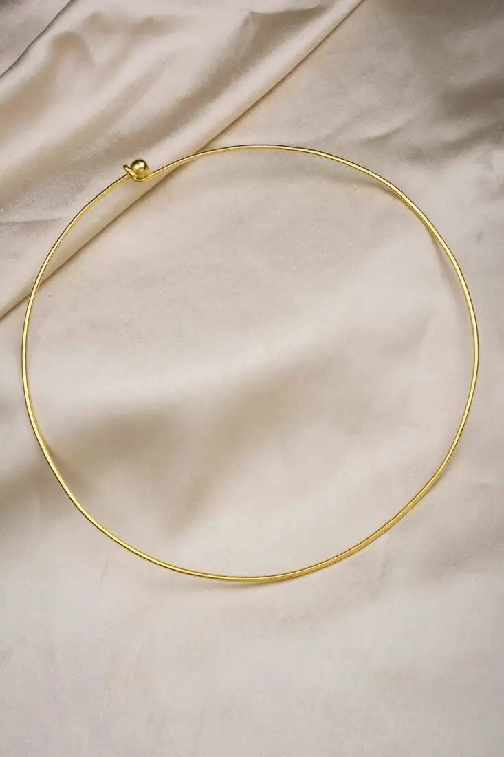 Antique finish pipe necklace