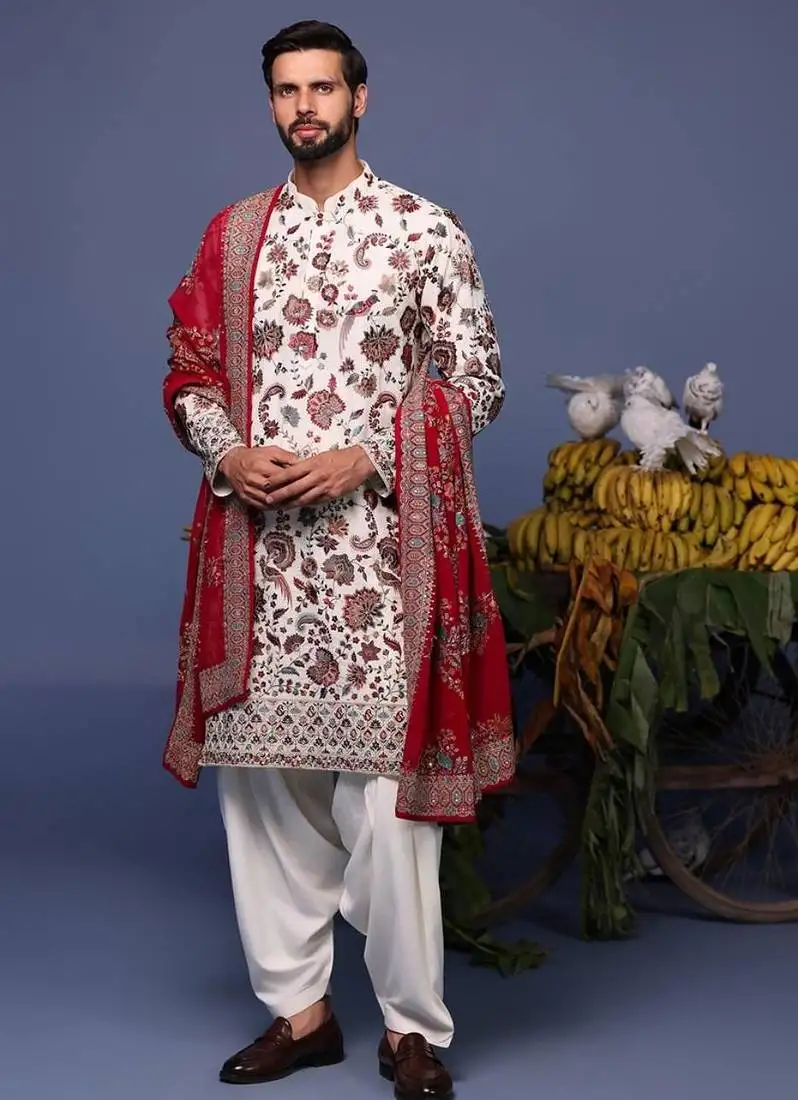 Noor ivory kurta set