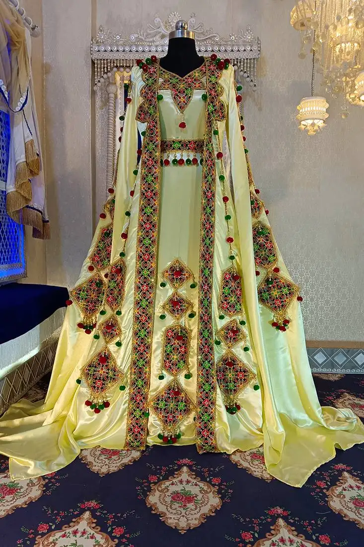 Ivory designer wedding caftan