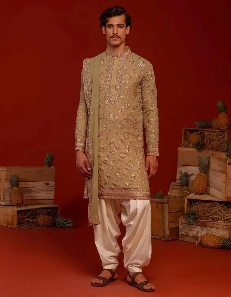 Neel mehandi kurta set