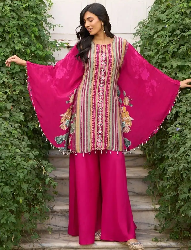 Aster rose premium fusion wear co-ord set