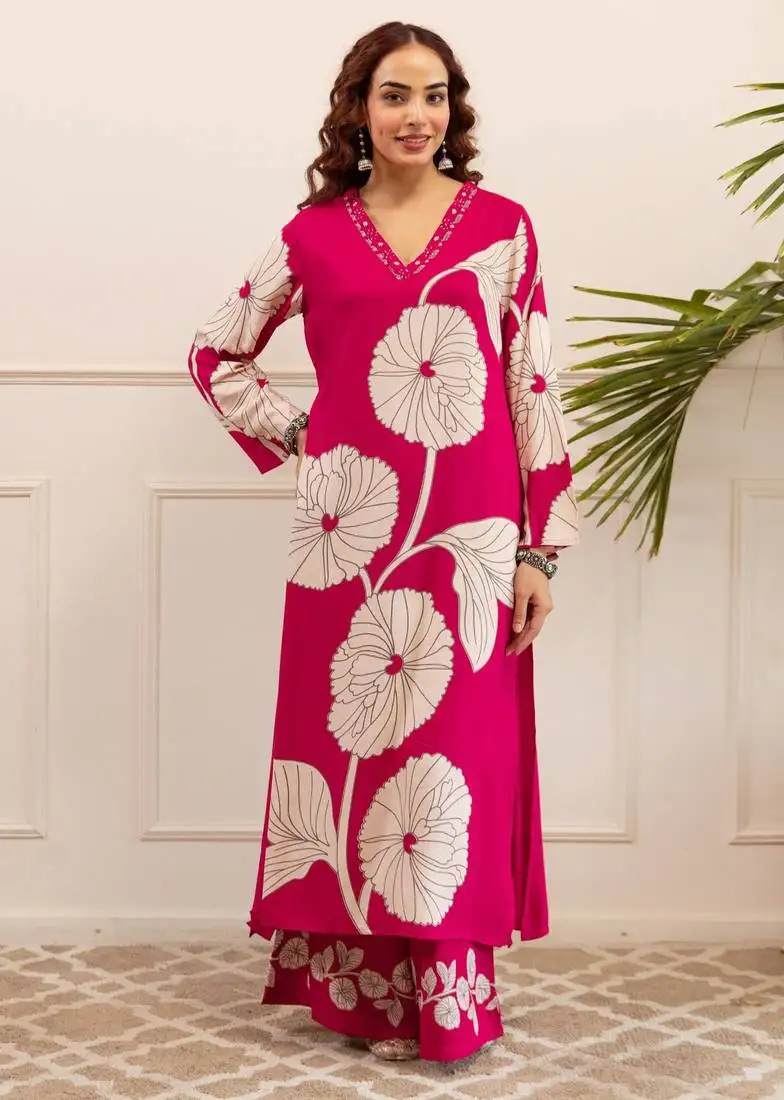 Kabool punch cotton kurta pant set