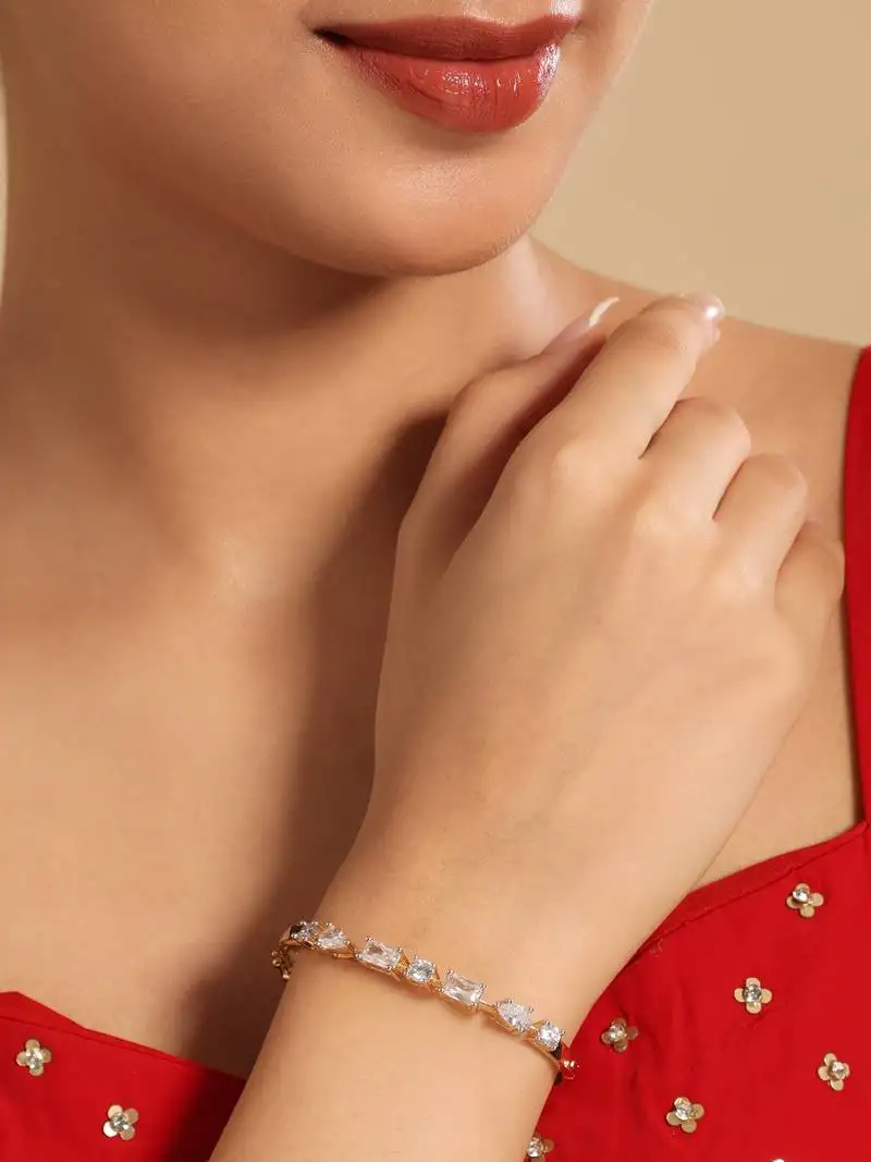 American diamond eternal glow openable bracelet