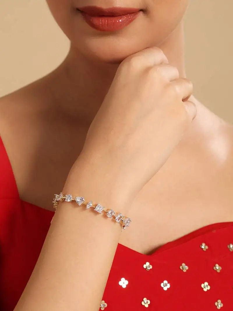 American diamond radiant luxe bracelet