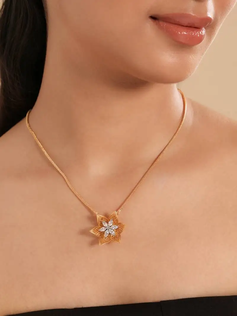 American diamond evo spark pendant necklace