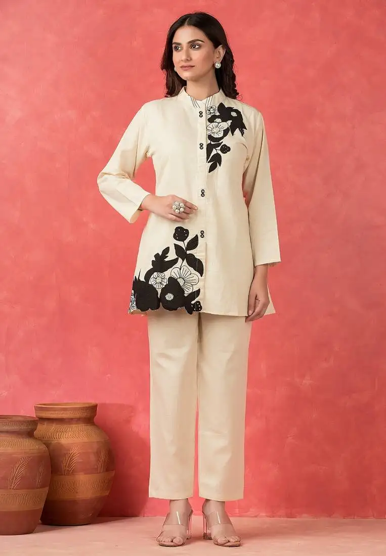 Sabhya sage applique co-ord set