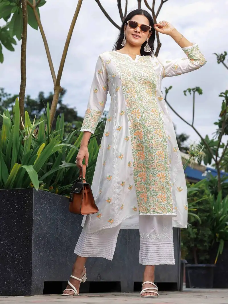 Grace-chikankari-chanderi-kurta
