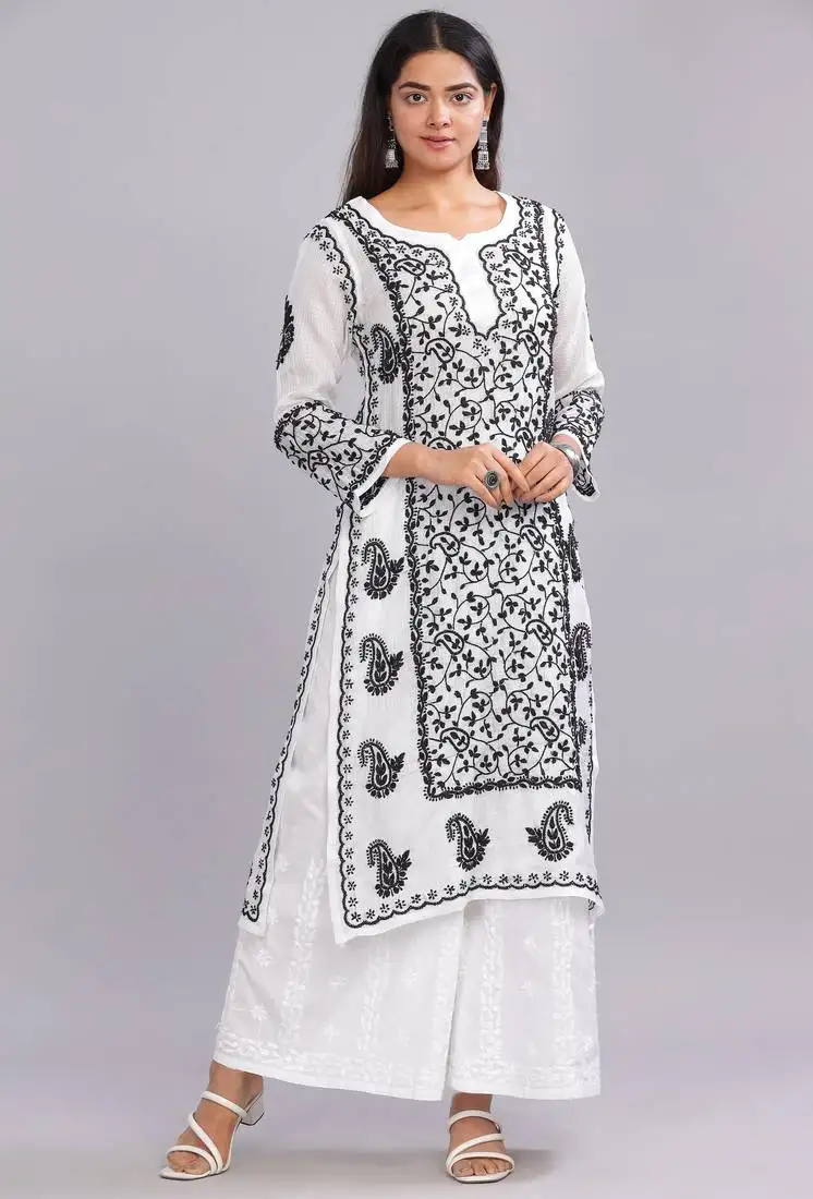 Zainab-chikankari-kota-kurta