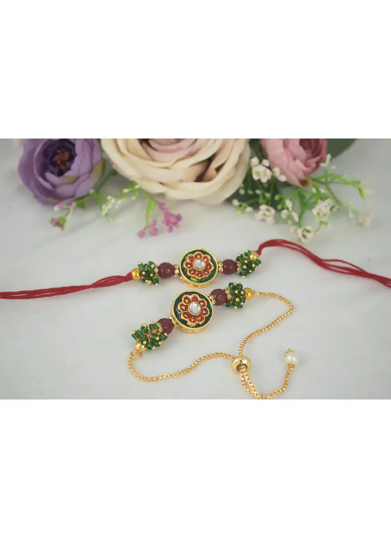 Green embroidery with sequin, stone work and sitara embellishments silk lehenga with unstiched blouse