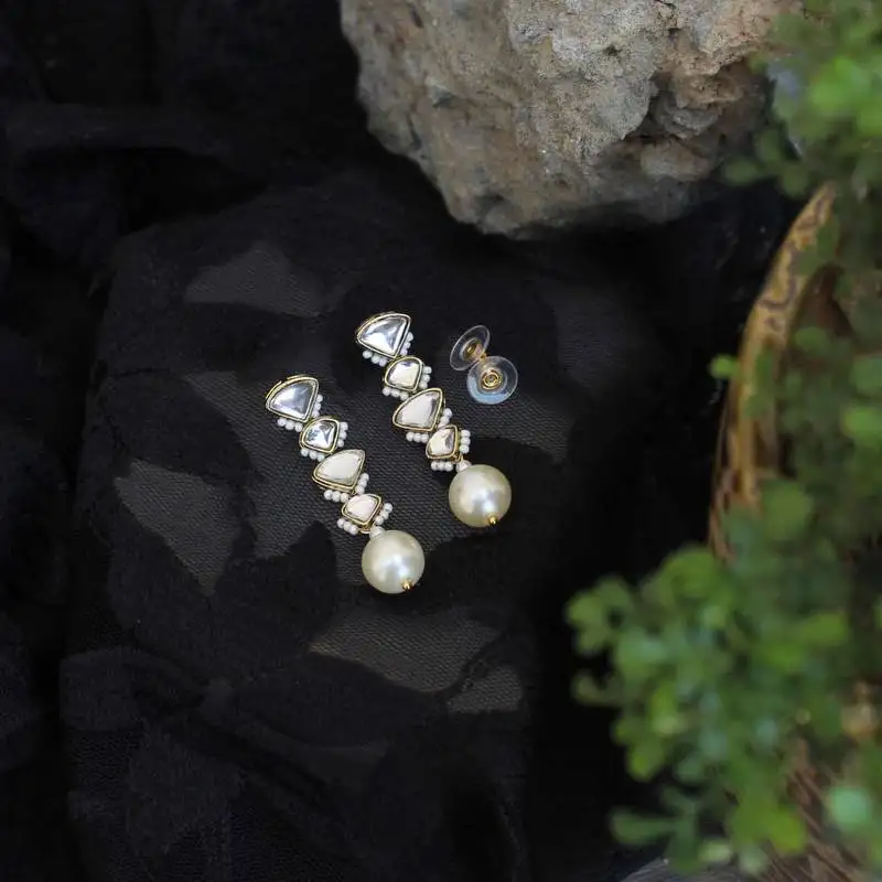 Triangle mangle earrings