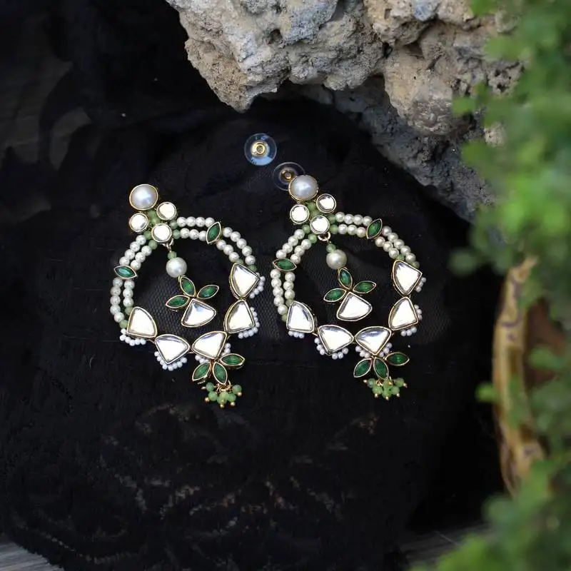 Geometric aesthetic earrings