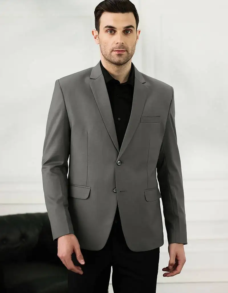 Men's dark grey blazer