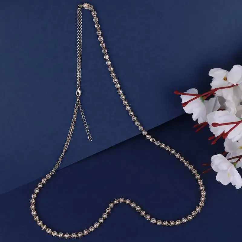 Trendy round shape gold plated belly kamarband(waist belt)for women