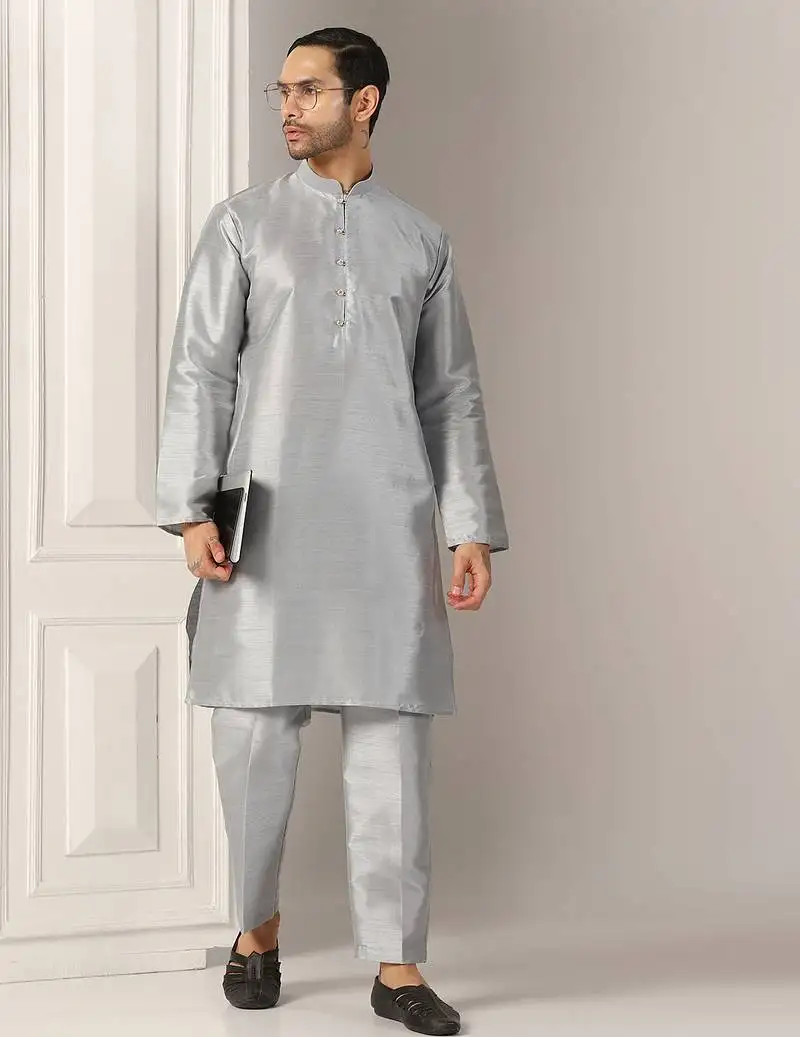 Luxe grey kurta pajama