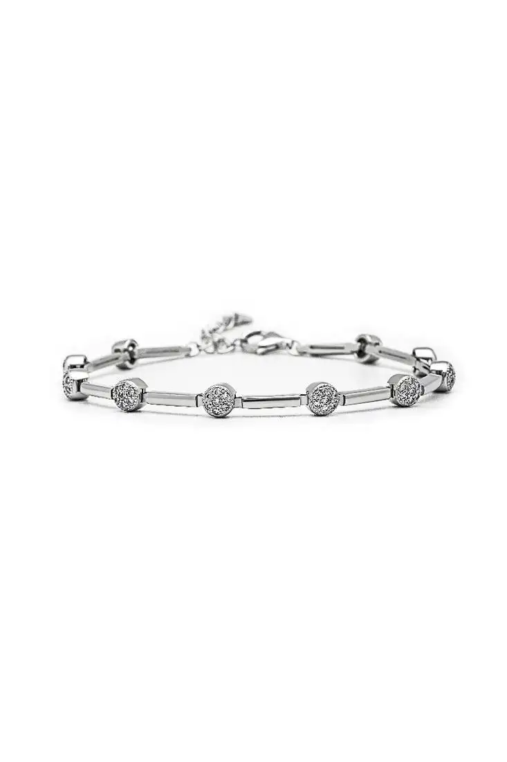 Sterling silver fine-beauty bracelet