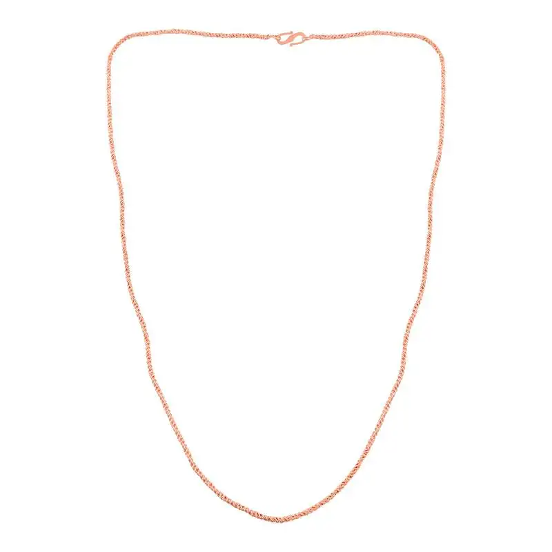 Pure copper thin light weight chain