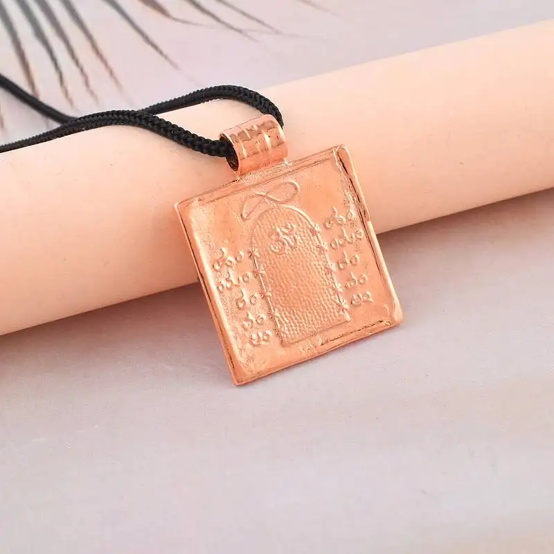 Pure copper dhyan lingam spiritual pendant amulet