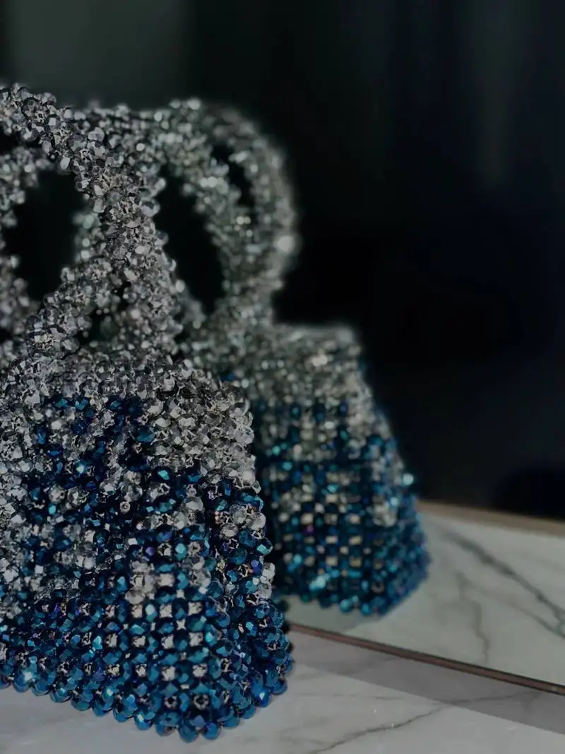 Blue cystal handag