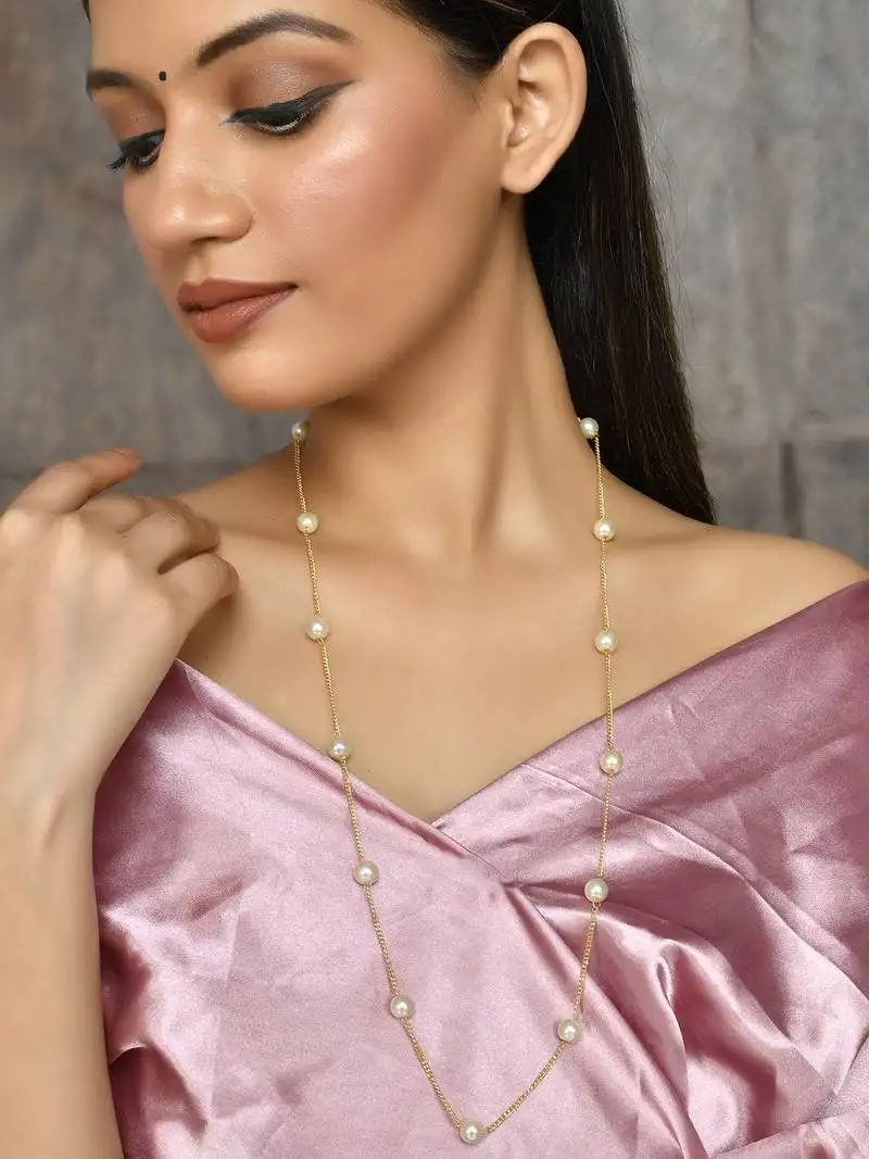 Brass gold-plated chain