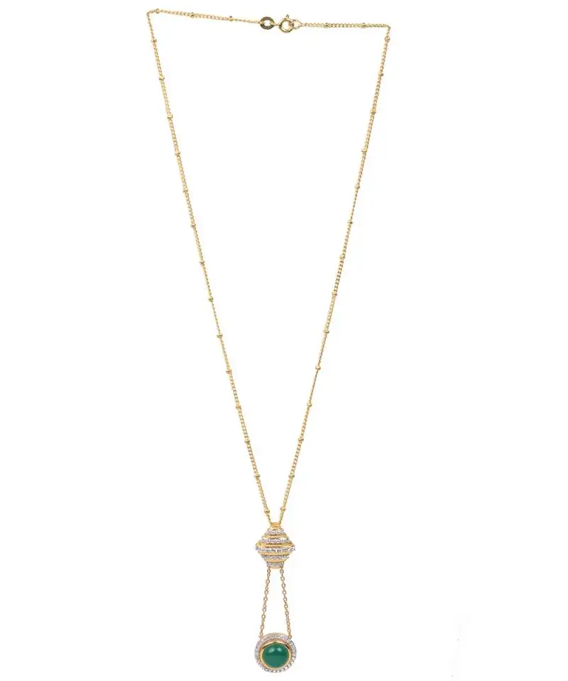 Multicolor sterling silver dangle pendant