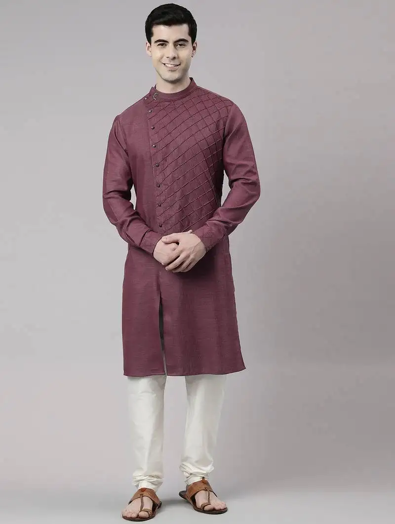 Wine angrakha kurtas