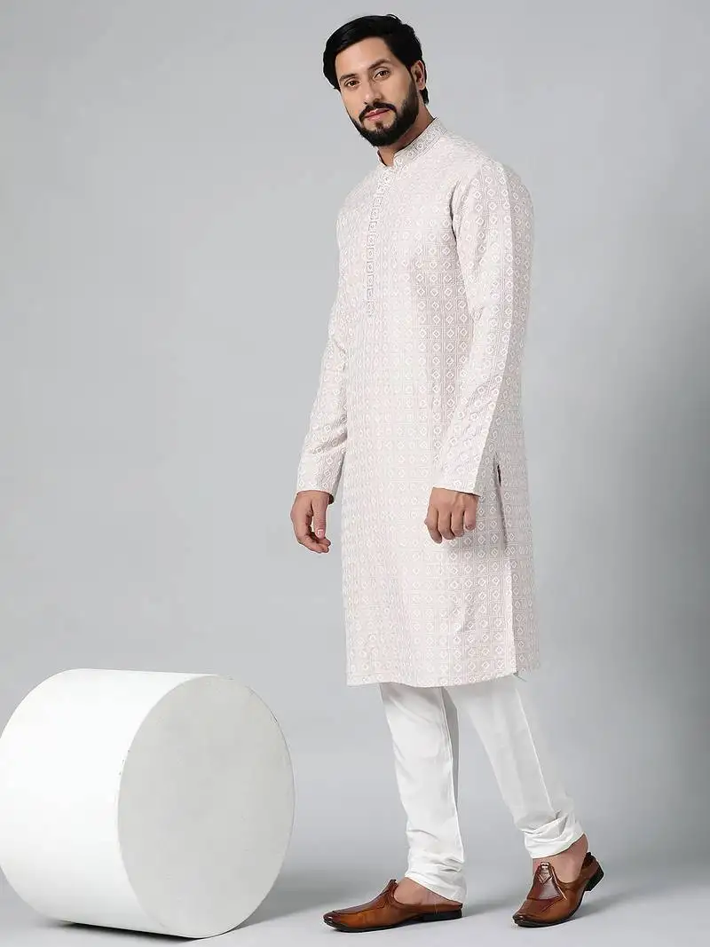 Pink embroidered kurtas