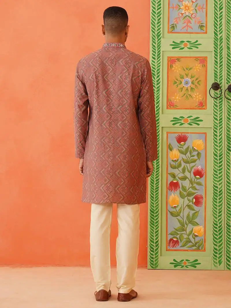 Satin printed kurtas