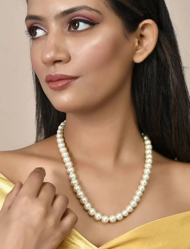 Brass gold-plated necklace