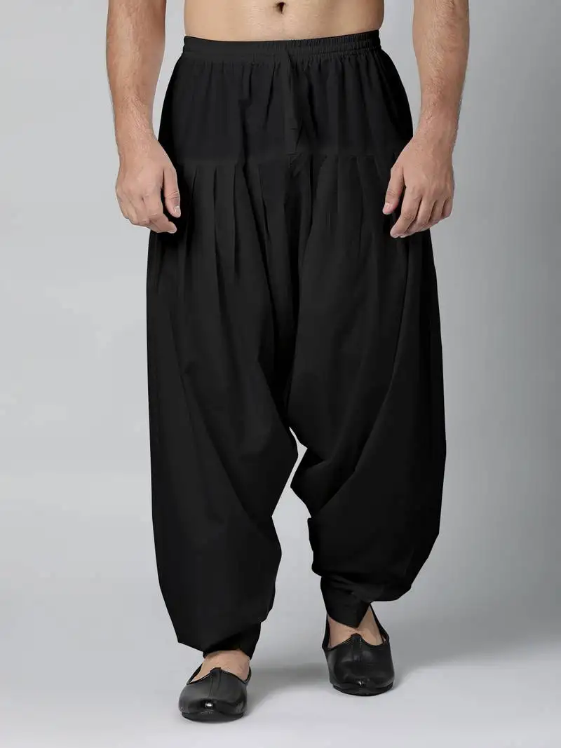 Black fine cotton salwar