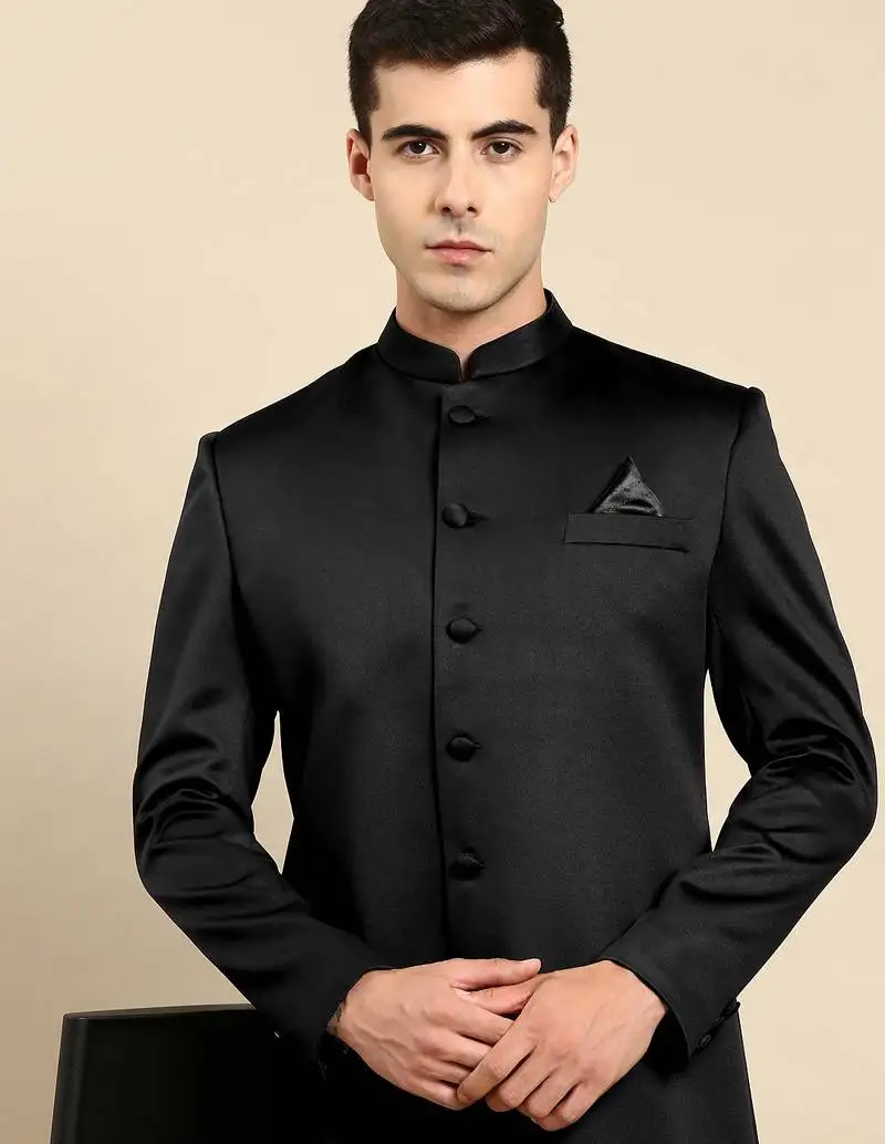 Black classic achkan
