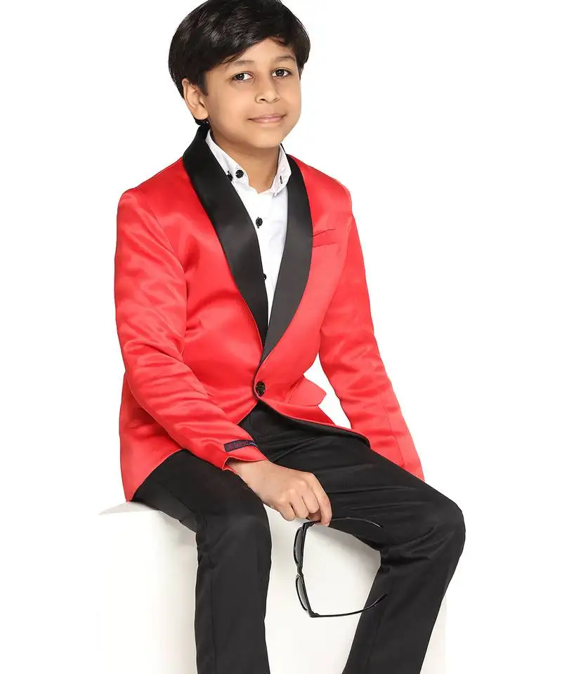 Boys red tuxedo