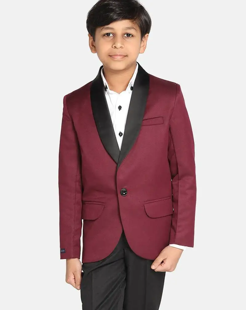 Boys maroon tuxedo