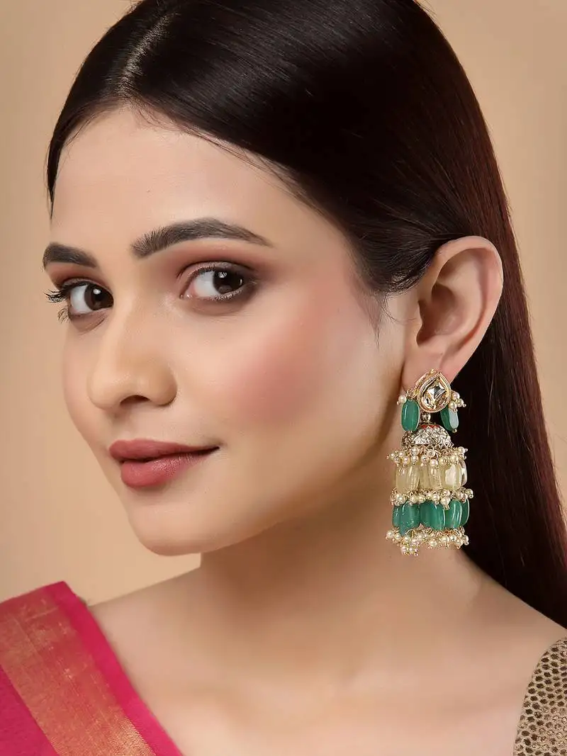 Forest jhumka earring