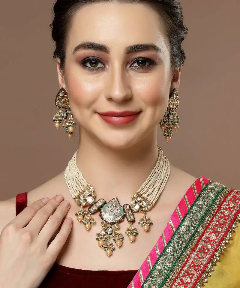 Heather necklace with earring jewellery set