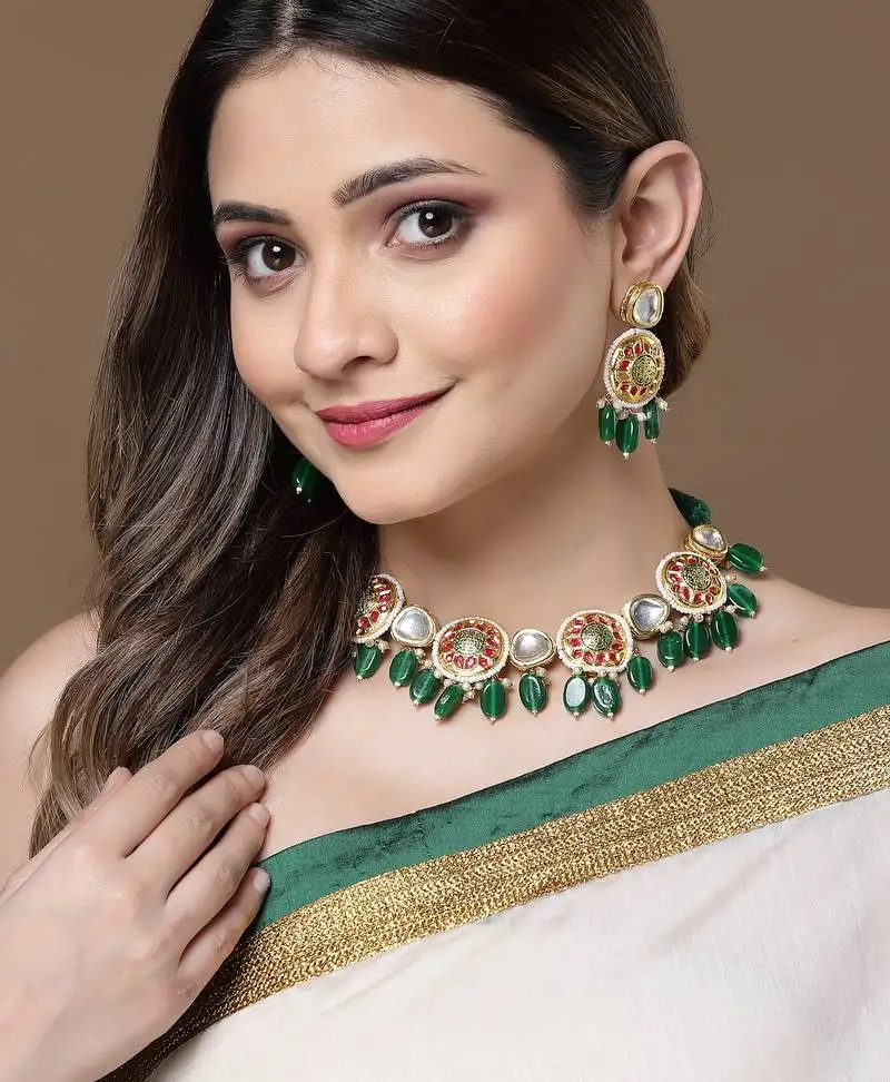 Zindagi necklace with earring jewellery set