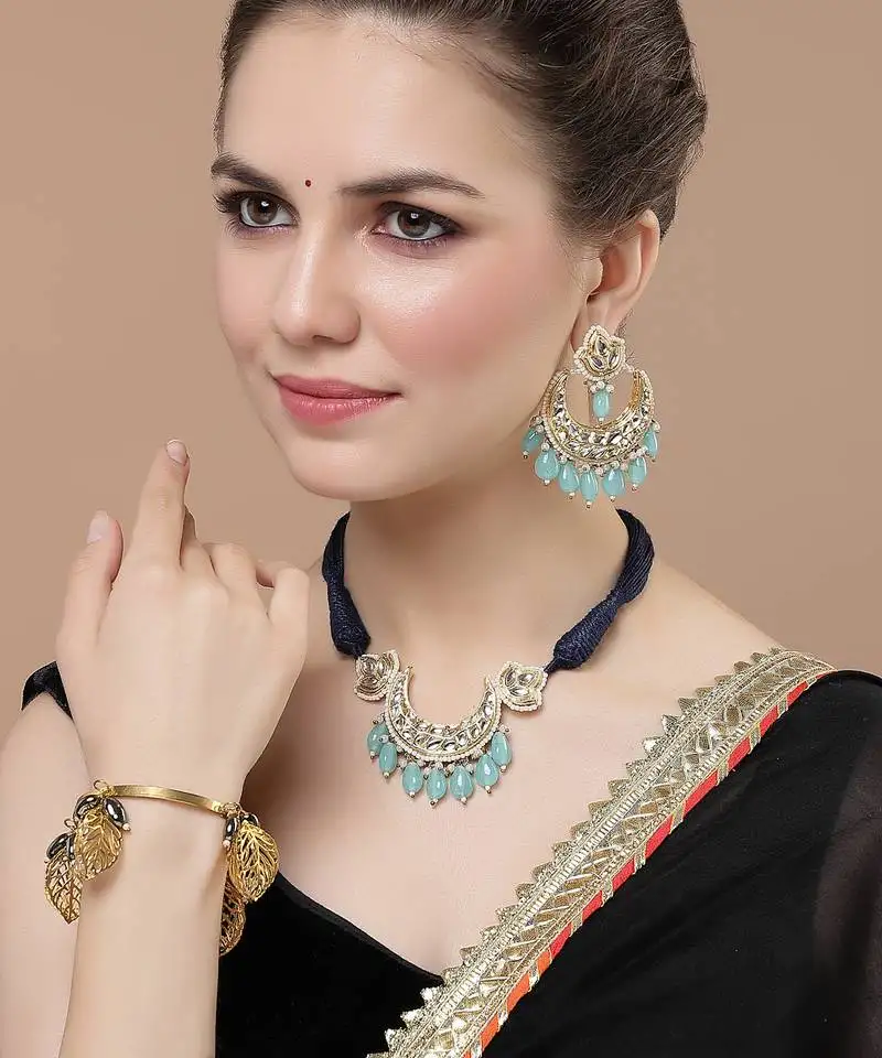 Neel chhatri necklace with earring jewellery set