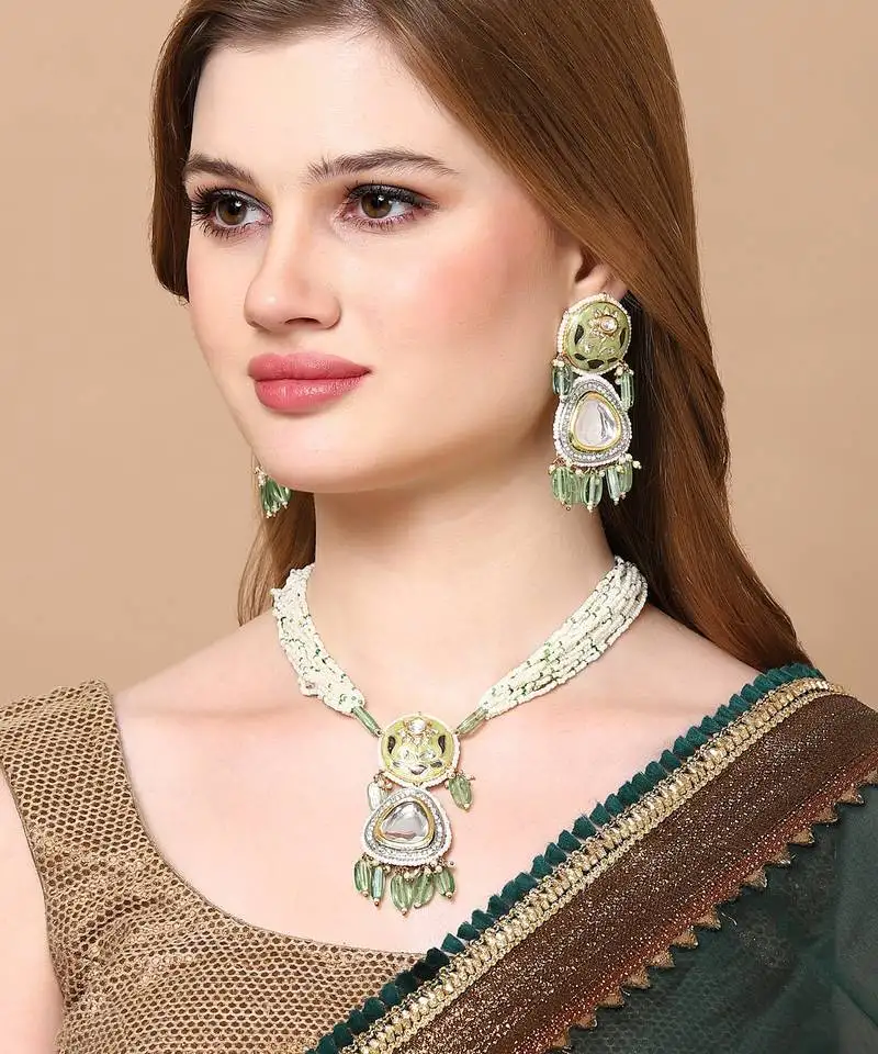 Treetop necklace with earring jewellery set