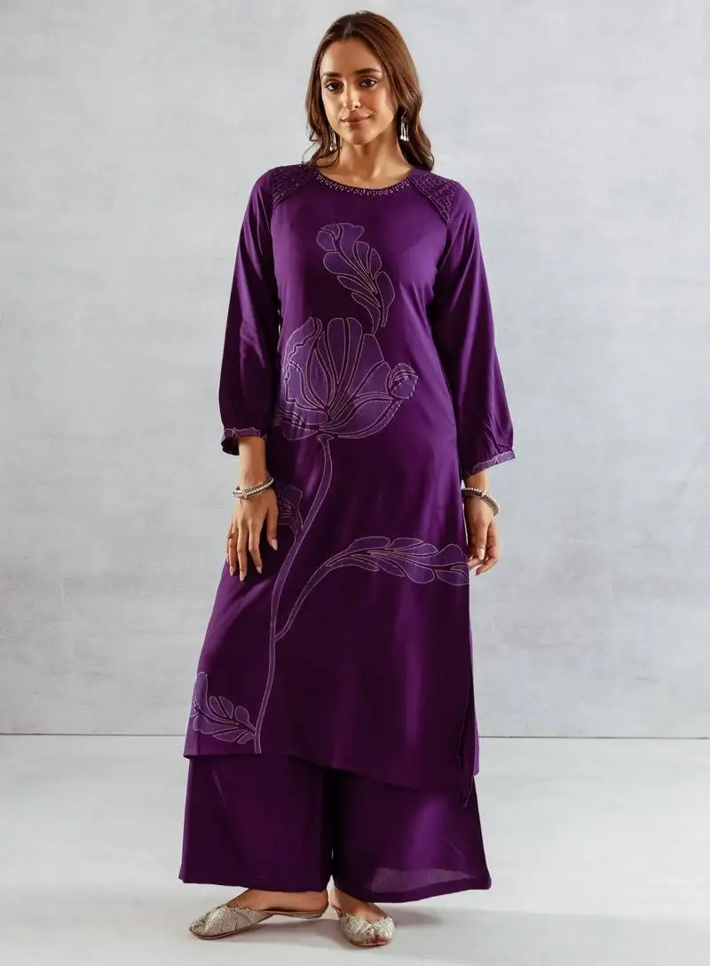 Iris printed kurta pant set