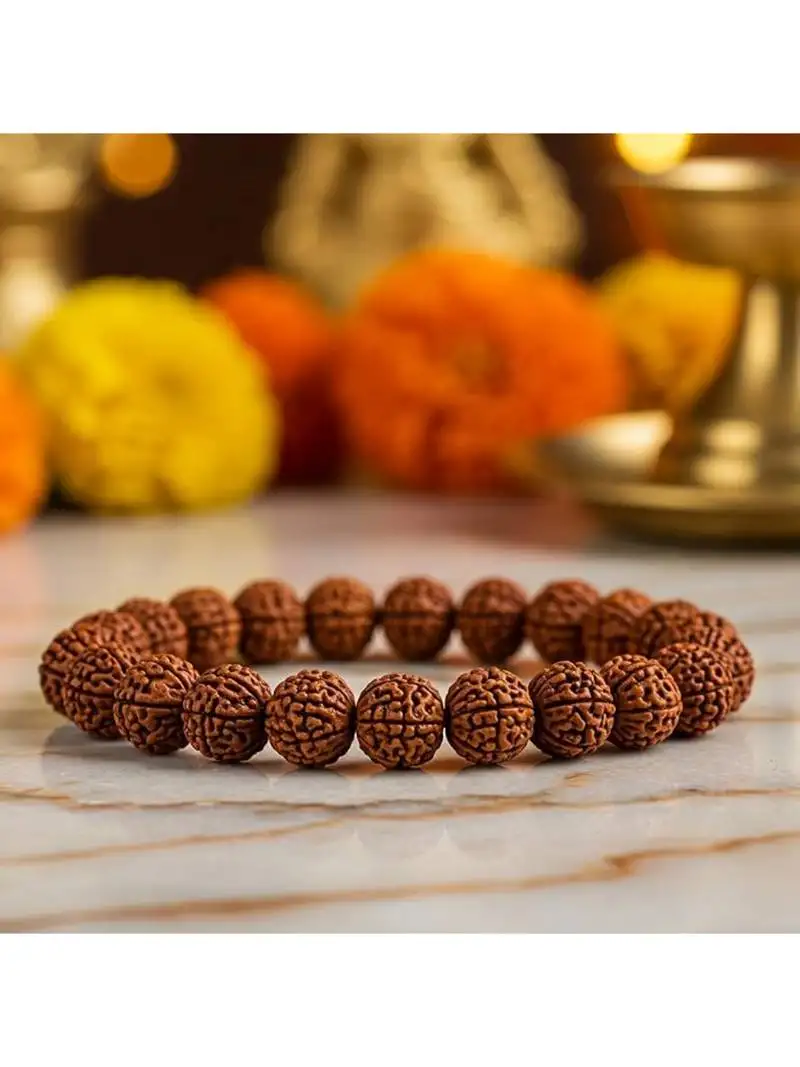 5 mukhi rudraksha men & women bracelet