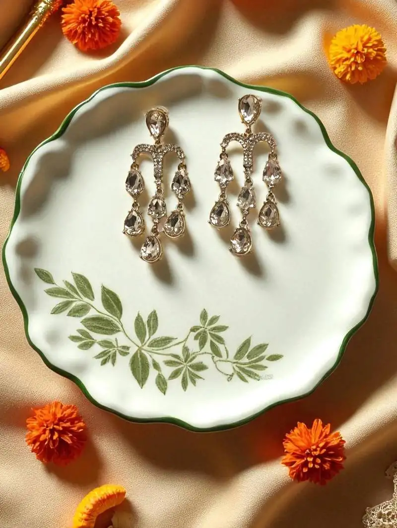 Multicolour deginer party wear earrings for woman