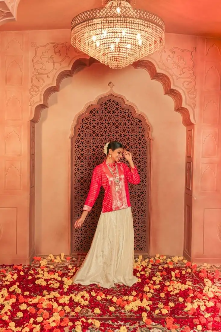 Stunning jacket and skirt set is stitched