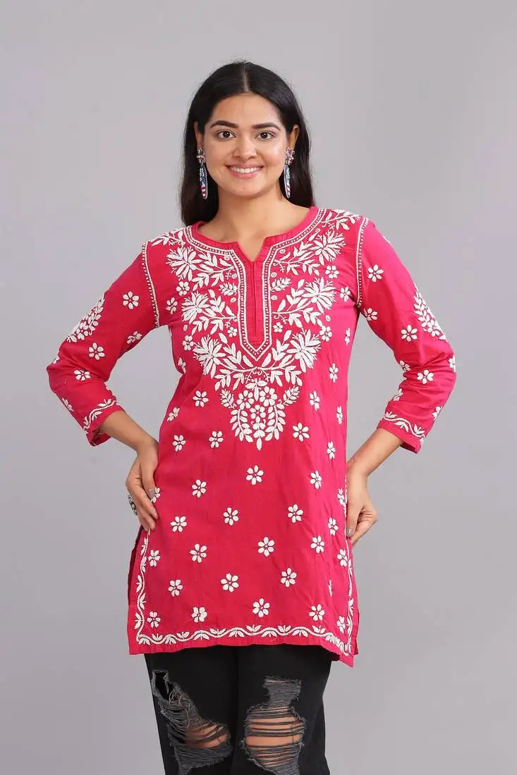 Sharmeeli-chikankari-cotton-top