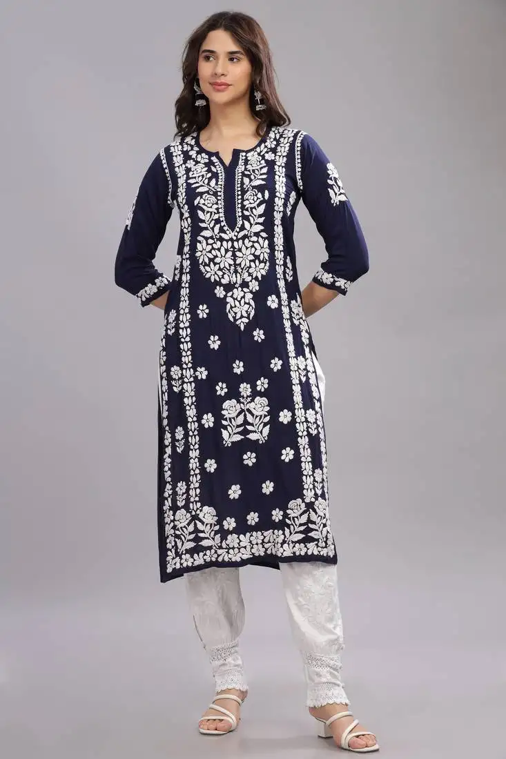 Anaya-chikankari-modal-kurta