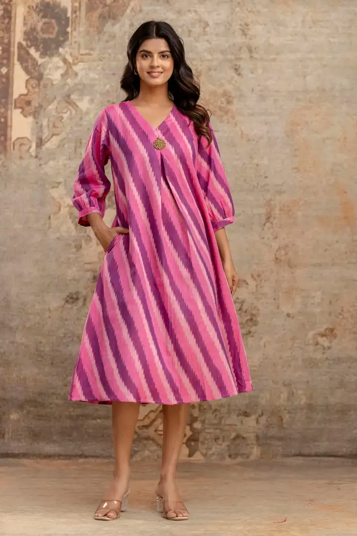 Viaana crown hair band peach color