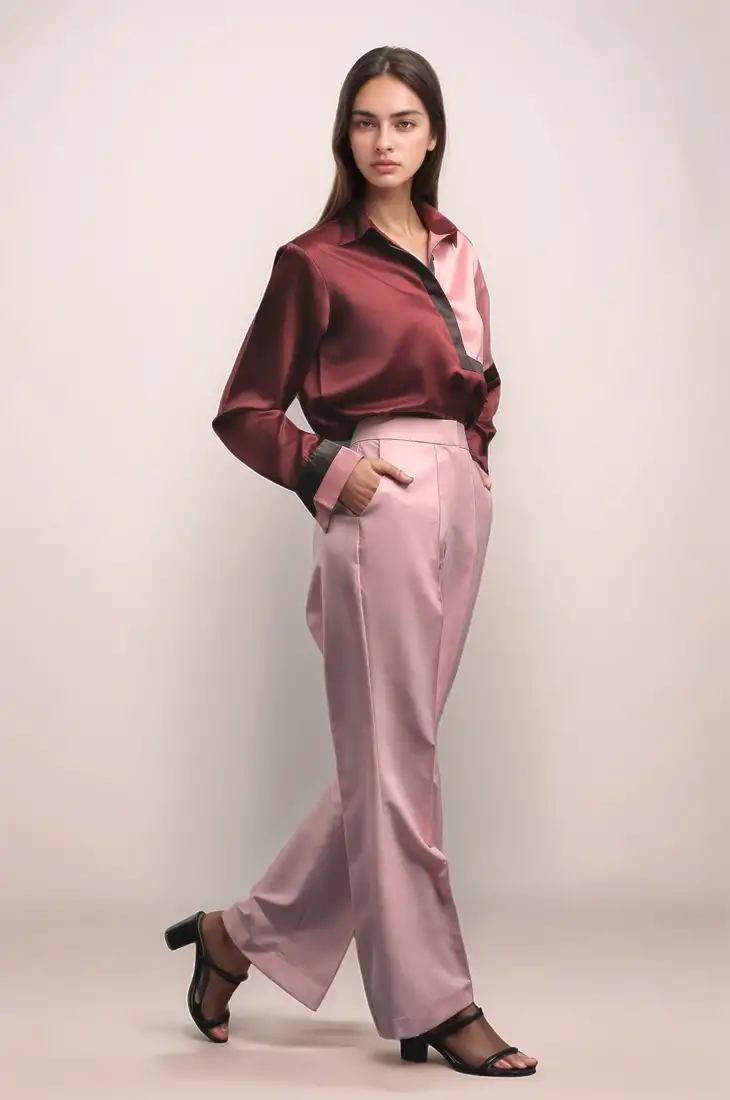 Viaana crown hair band mauve pink color